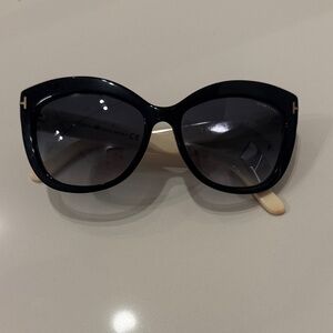 Tom Ford Women's Sunglasses in Black and Cream
